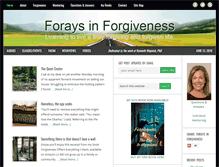Tablet Screenshot of foraysinforgiveness.com